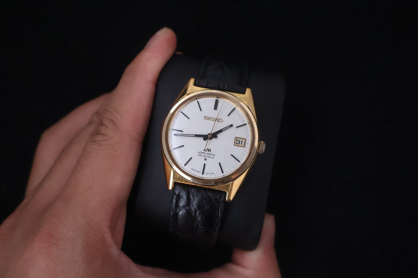(SERVICED) Rare Vintage 1969 Seiko Lord Matic LM SGP 25 Jewels 5605-7020