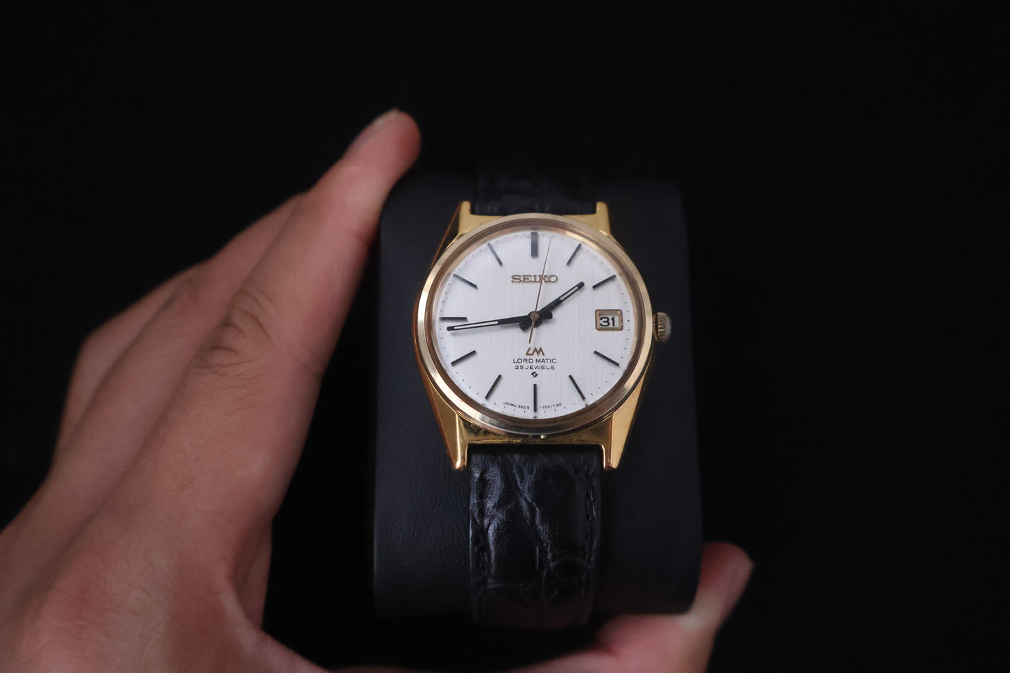 (SERVICED) Rare Vintage 1969 Seiko Lord Matic LM SGP 25 Jewels 5605-7020