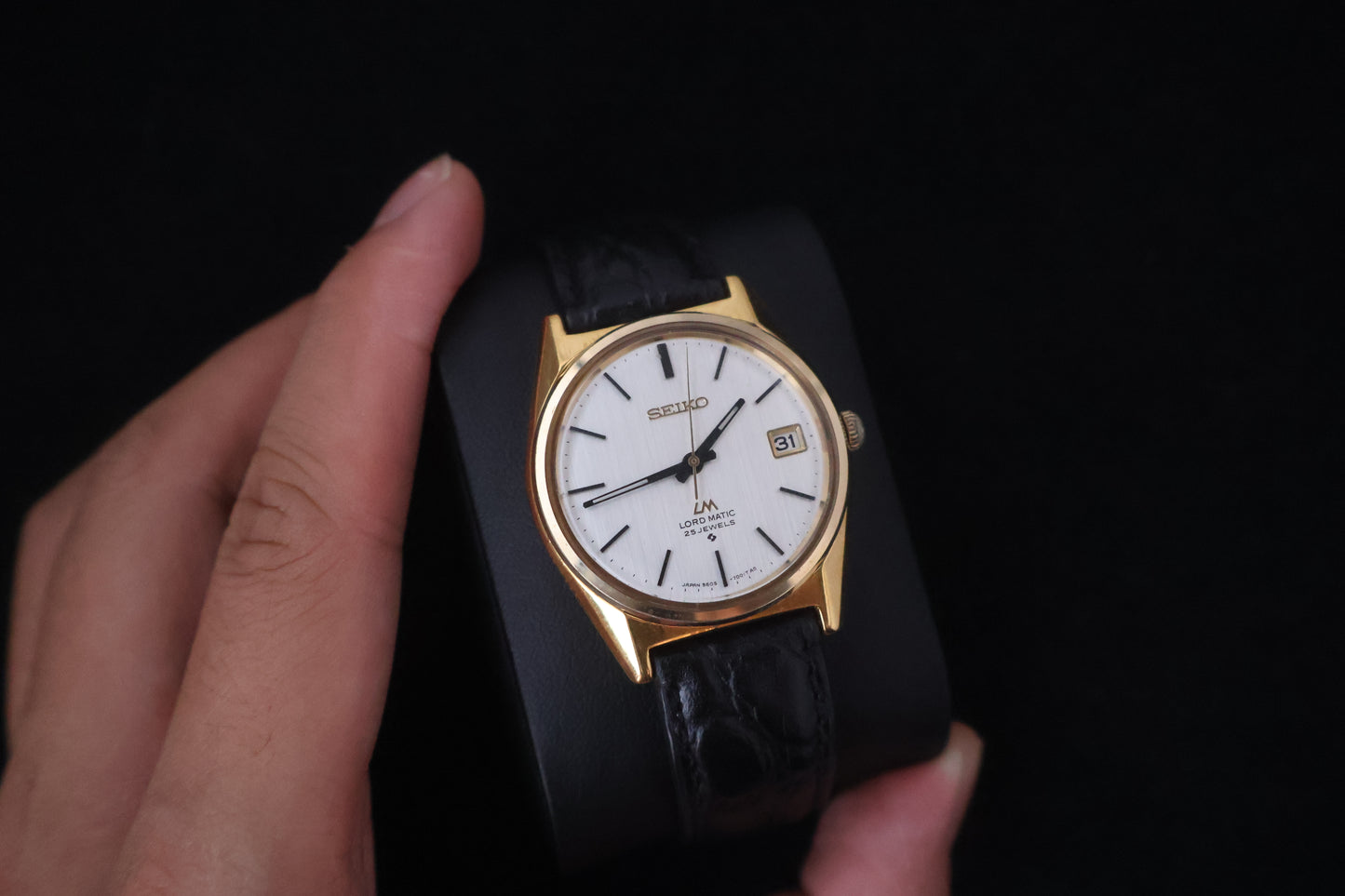 (SERVICED) Rare Vintage 1969 Seiko Lord Matic LM SGP 25 Jewels 5605-7020
