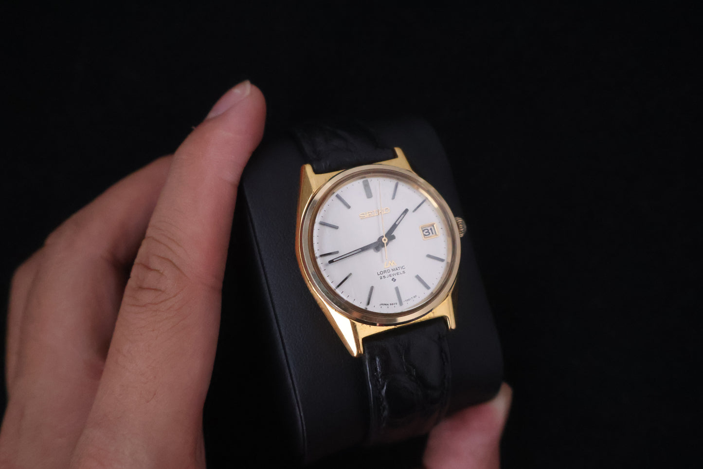 (SERVICED) Rare Vintage 1969 Seiko Lord Matic LM SGP 25 Jewels 5605-7020