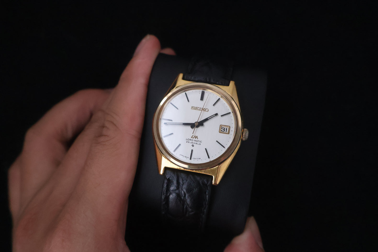 (SERVICED) Rare Vintage 1969 Seiko Lord Matic LM SGP 25 Jewels 5605-7020