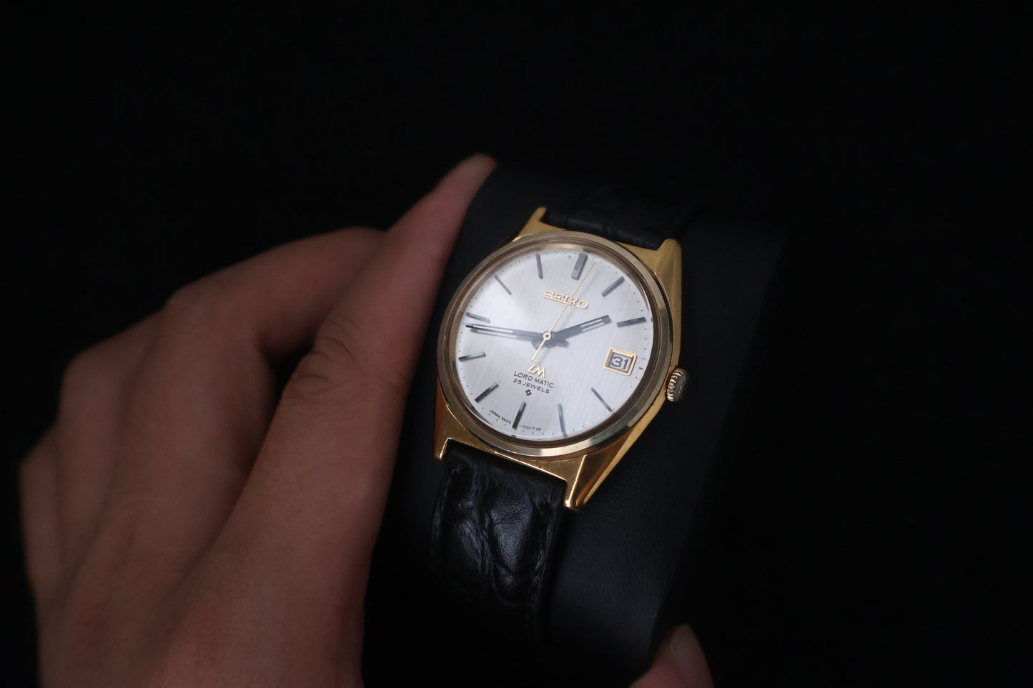 (SERVICED) Rare Vintage 1969 Seiko Lord Matic LM SGP 25 Jewels 5605-7020