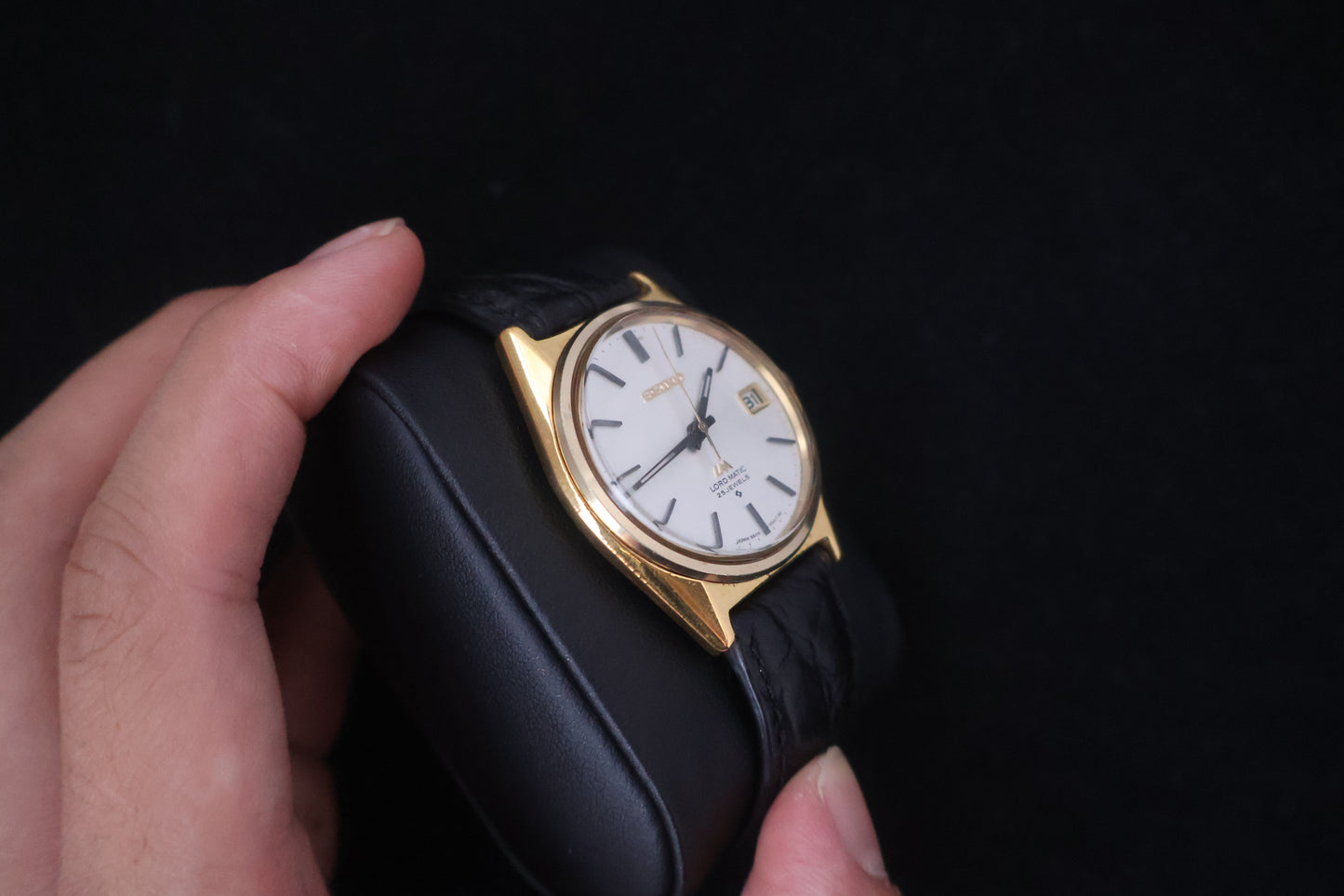 (SERVICED) Rare Vintage 1969 Seiko Lord Matic LM SGP 25 Jewels 5605-7020