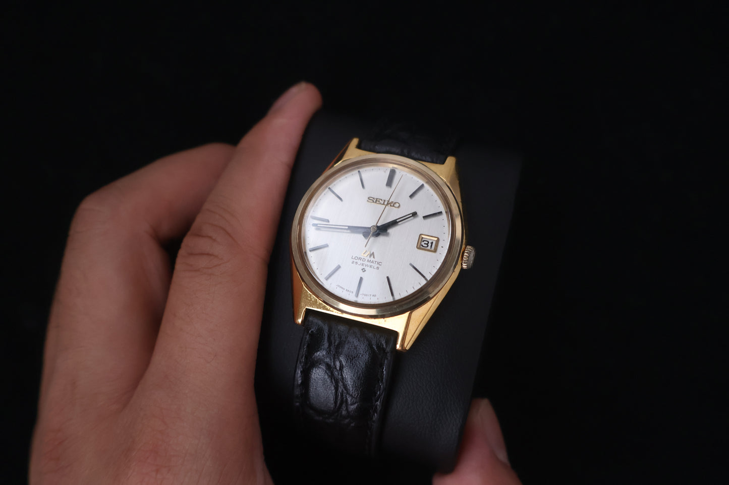 (SERVICED) Rare Vintage 1969 Seiko Lord Matic LM SGP 25 Jewels 5605-7020