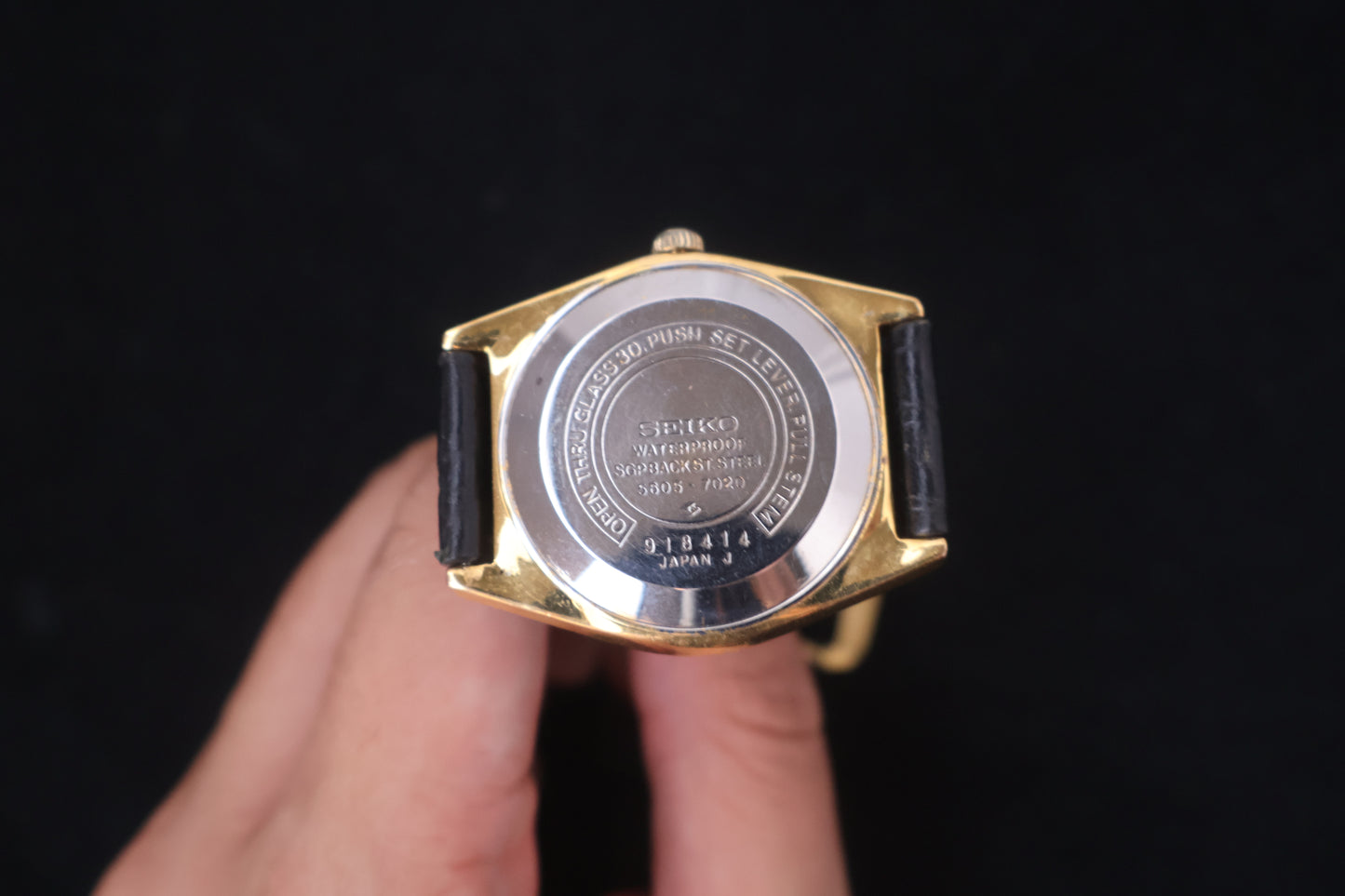(SERVICED) Rare Vintage 1969 Seiko Lord Matic LM SGP 25 Jewels 5605-7020