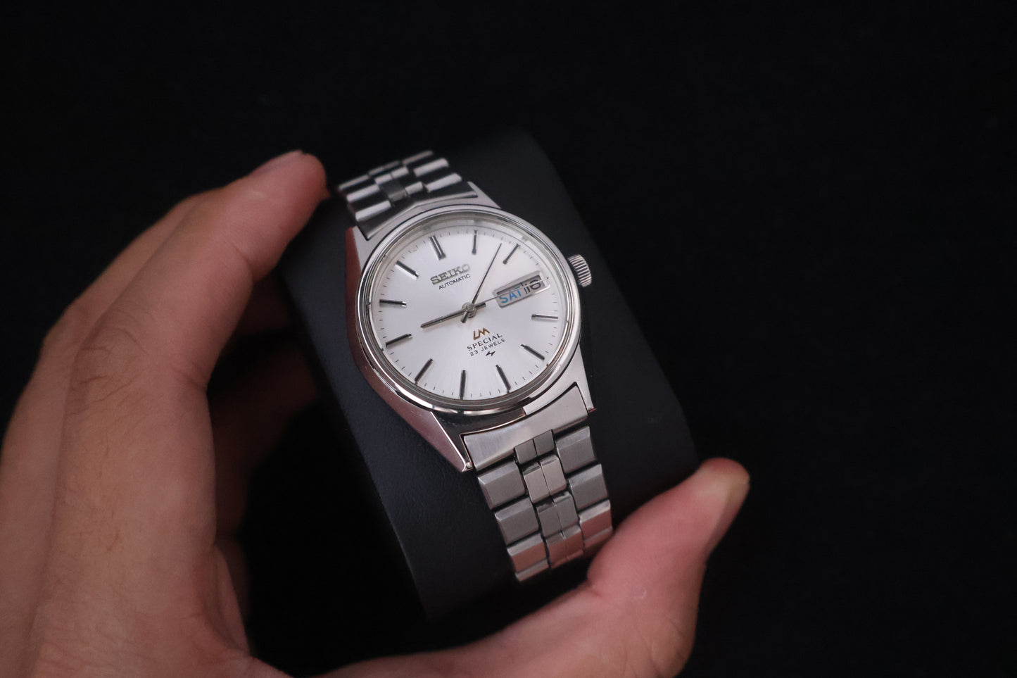 (SERVICED) Rare Vintage 1975 Seiko Lord Matic Special 23 Jewels 5216-7080