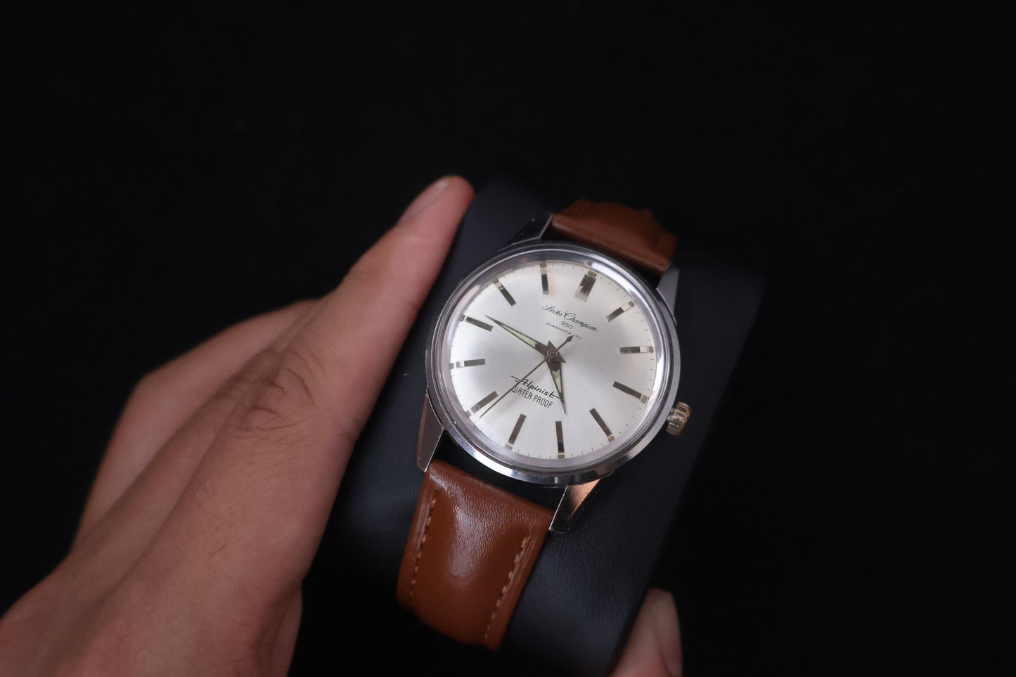 (SERVICED) Rare Vintage 1964 Seiko Champion 850 Alpinist 17 Jewels - 85899