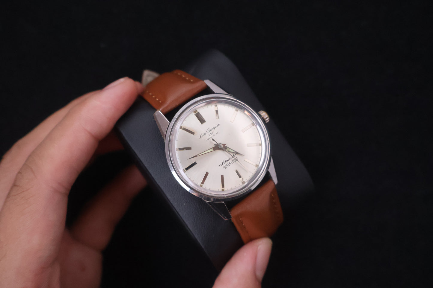 (SERVICED) Rare Vintage 1964 Seiko Champion 850 Alpinist 17 Jewels - 85899