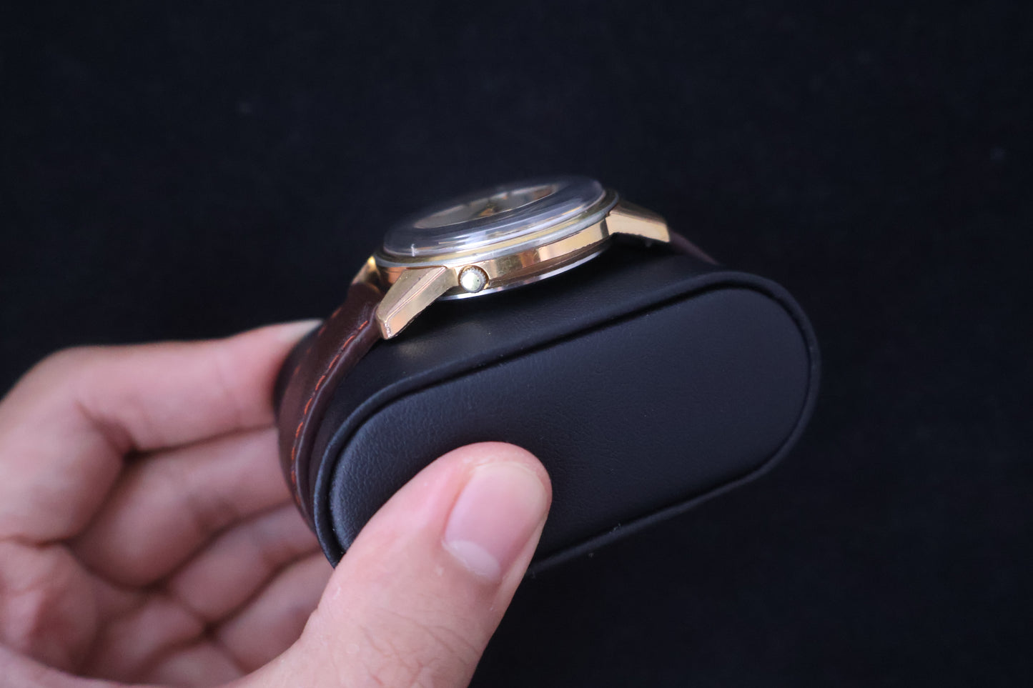 (SERVICED) Rare Vintage 1964 Seiko 5 Sportsmatic 21 Jewels Cal. 6619 Gold-Tone
