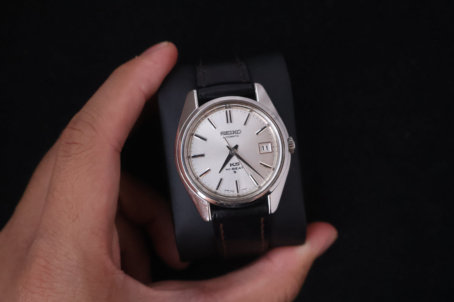 (SERVICED) Rare Vintage 1970 King Seiko KS Hi-Beat Gold Medallion 25 Jewels 5625-7000