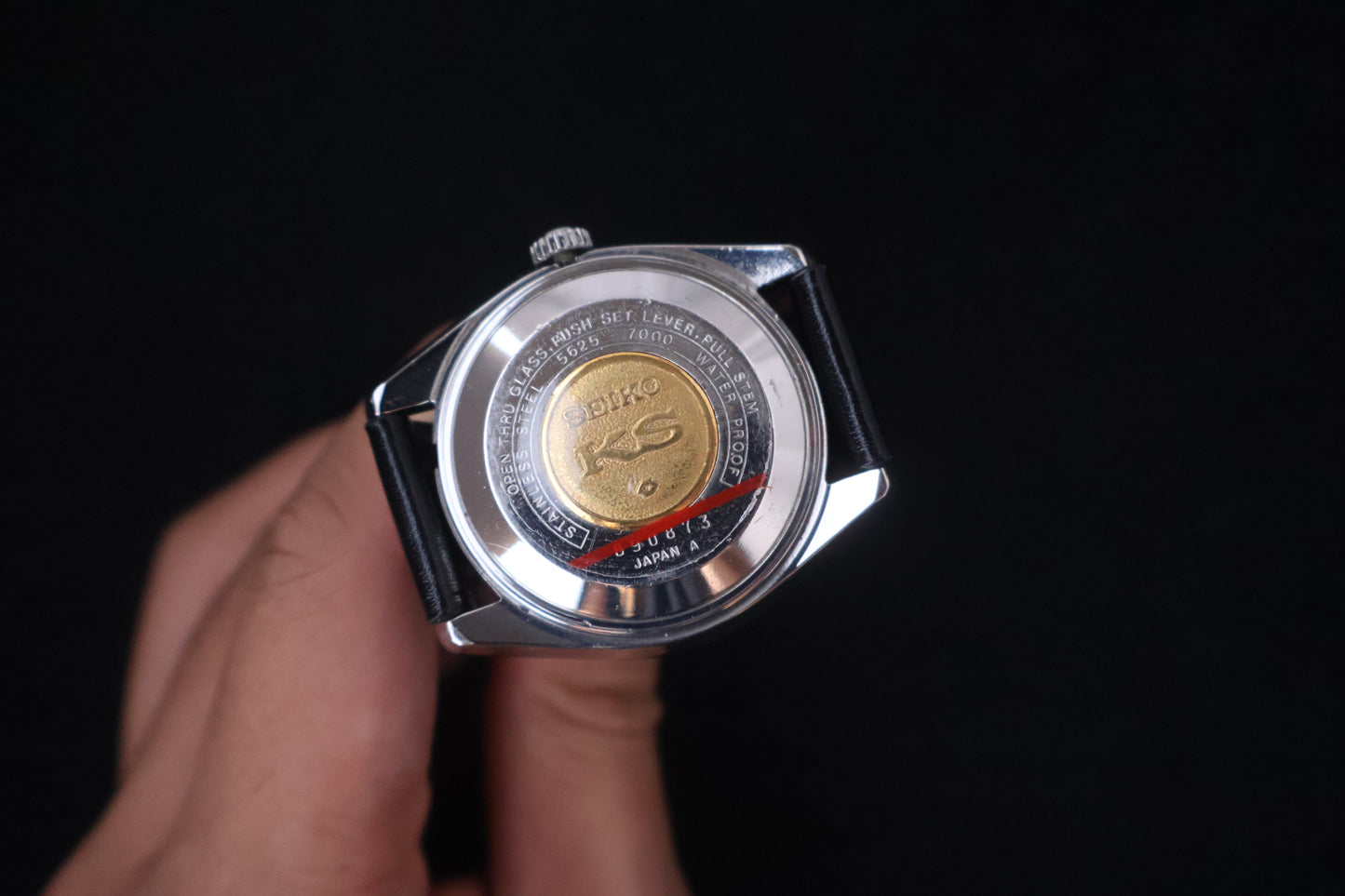(SERVICED) Rare Vintage 1970 King Seiko KS Hi-Beat Gold Medallion 25 Jewels 5625-7000