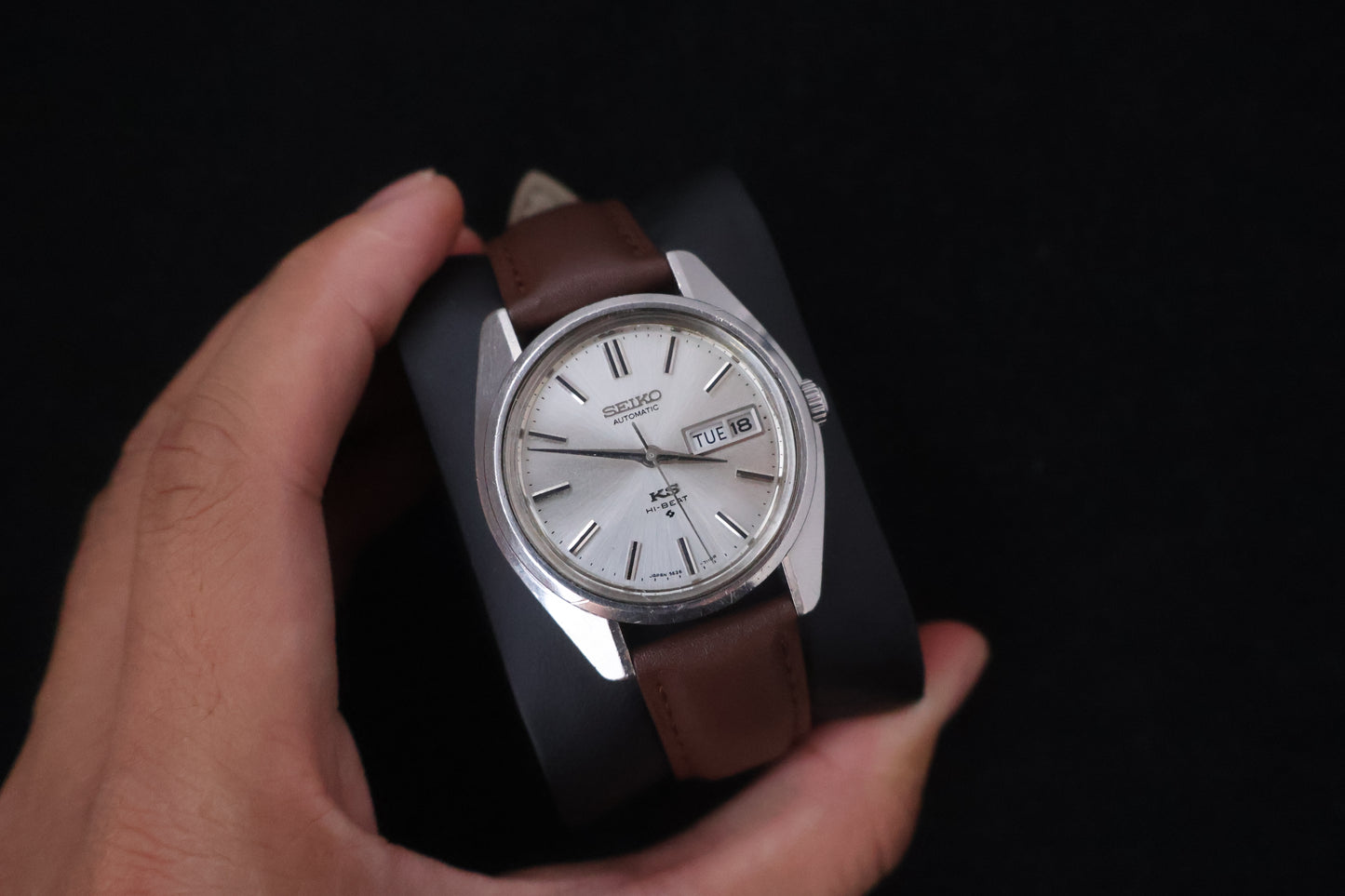 (SERVICED) Rare Vintage 1969 King Seiko KS Hi-Beat Gold Medallion 25 Jewels 5626-7000