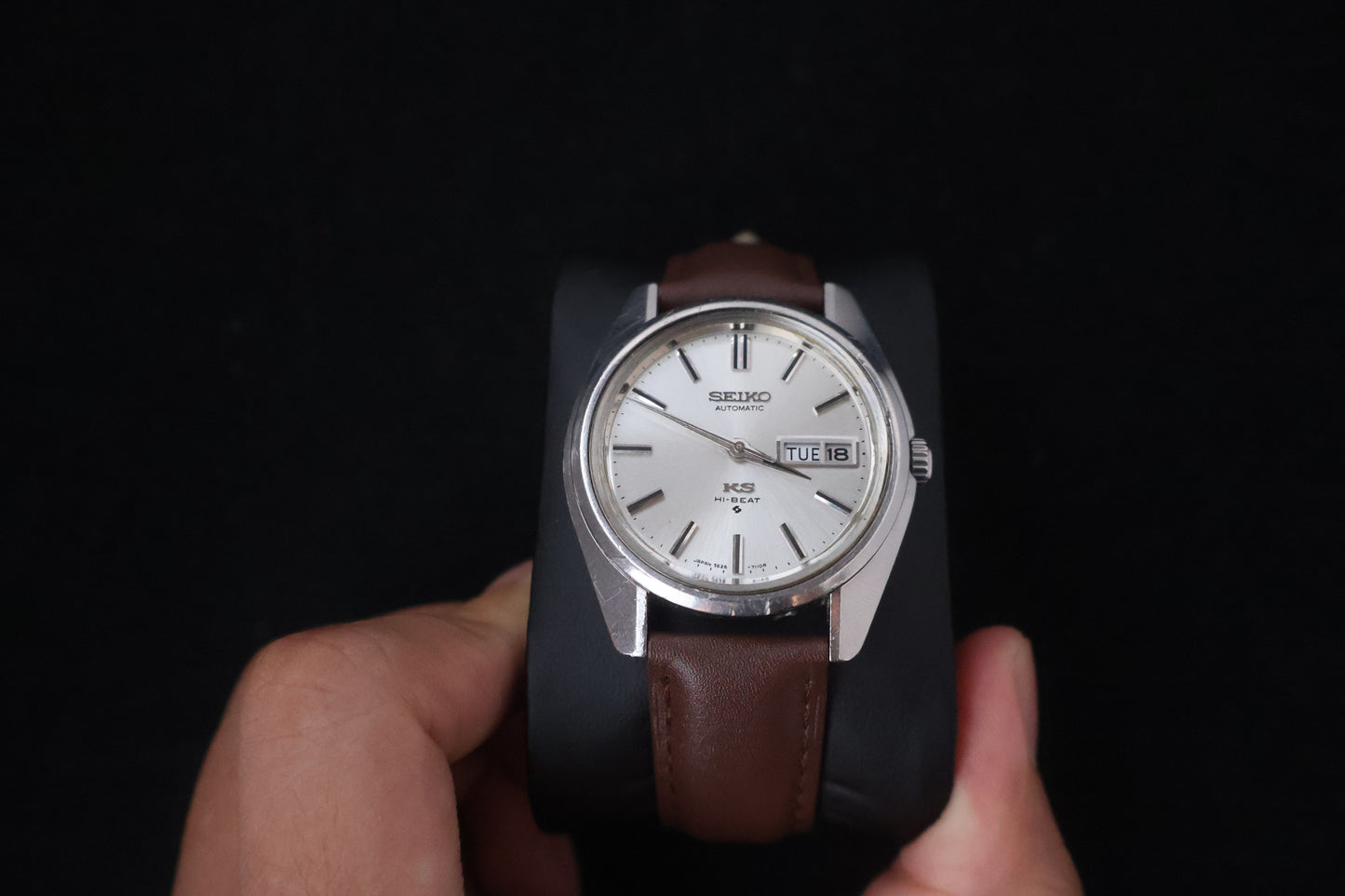 (SERVICED) Rare Vintage 1969 King Seiko KS Hi-Beat Gold Medallion 25 Jewels 5626-7000