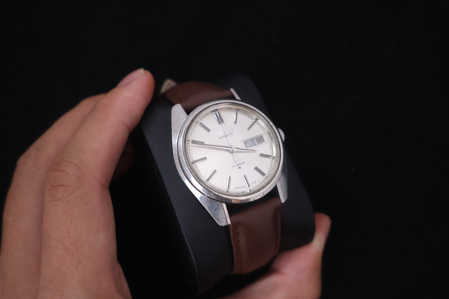 (SERVICED) Rare Vintage 1969 King Seiko KS Hi-Beat Gold Medallion 25 Jewels 5626-7000