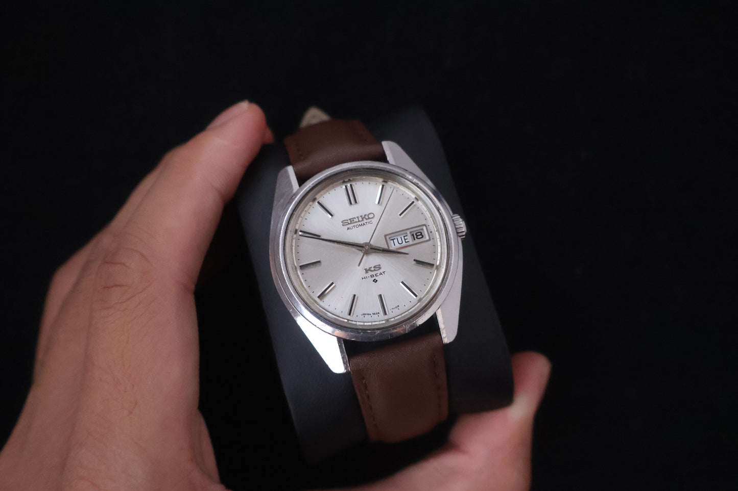 (SERVICED) Rare Vintage 1969 King Seiko KS Hi-Beat Gold Medallion 25 Jewels 5626-7000