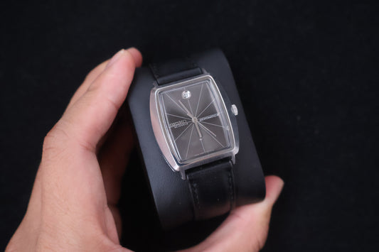 (SERVICED) Rare Vintage 1967 Seiko Seikomatic-R Charcoal Crosshair 30 Jewels 8305-5000