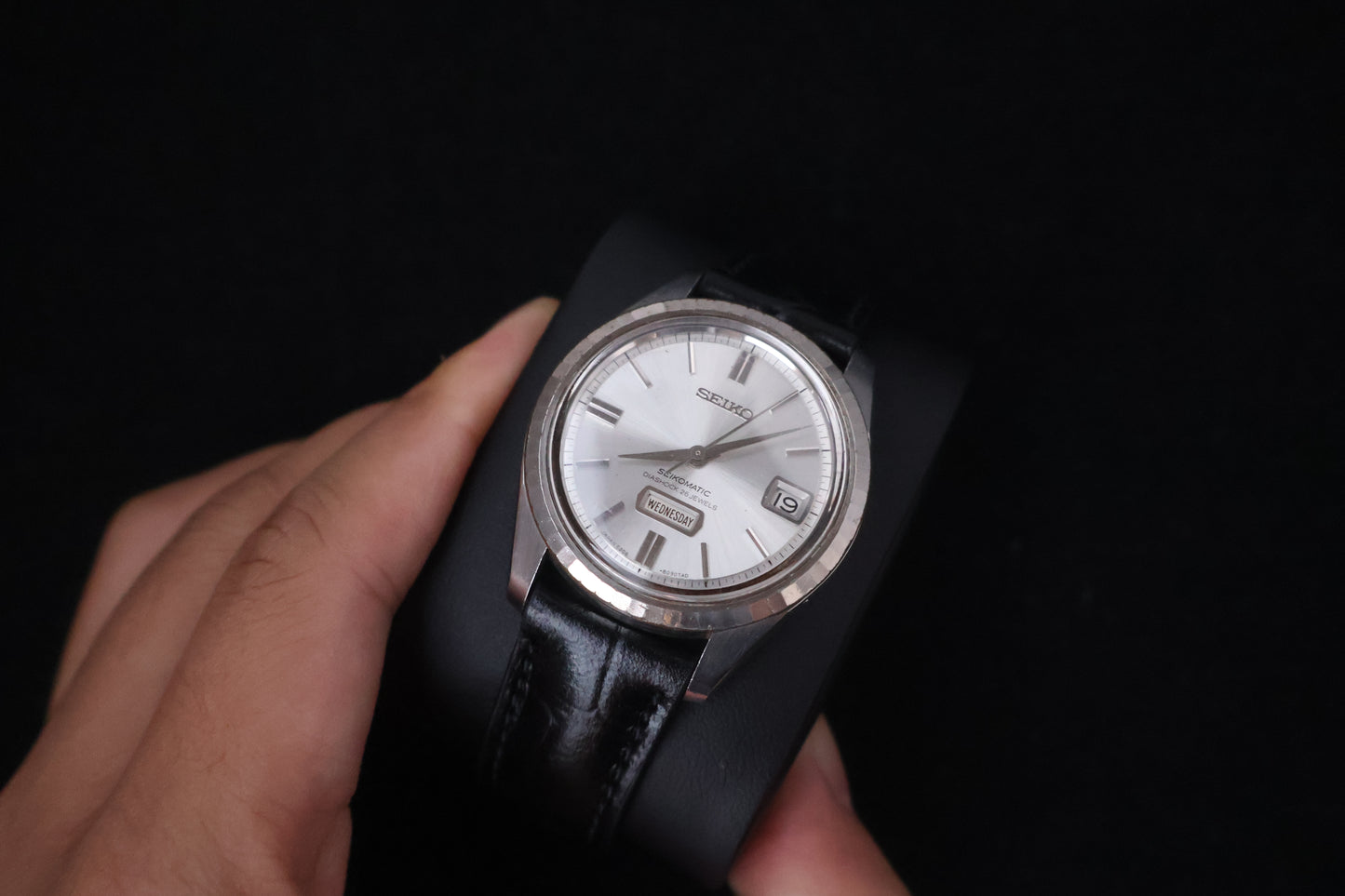(SERVICED) Rare Vintage 1966 Seiko Seikomatic Weekdater 26 Jewels 6206-8100