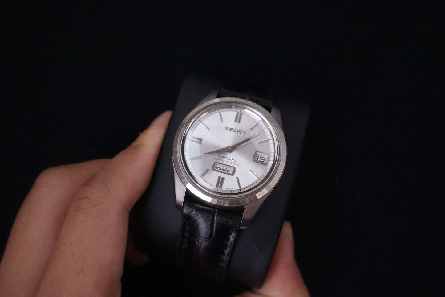 (SERVICED) Rare Vintage 1966 Seiko Seikomatic Weekdater 26 Jewels 6206-8100