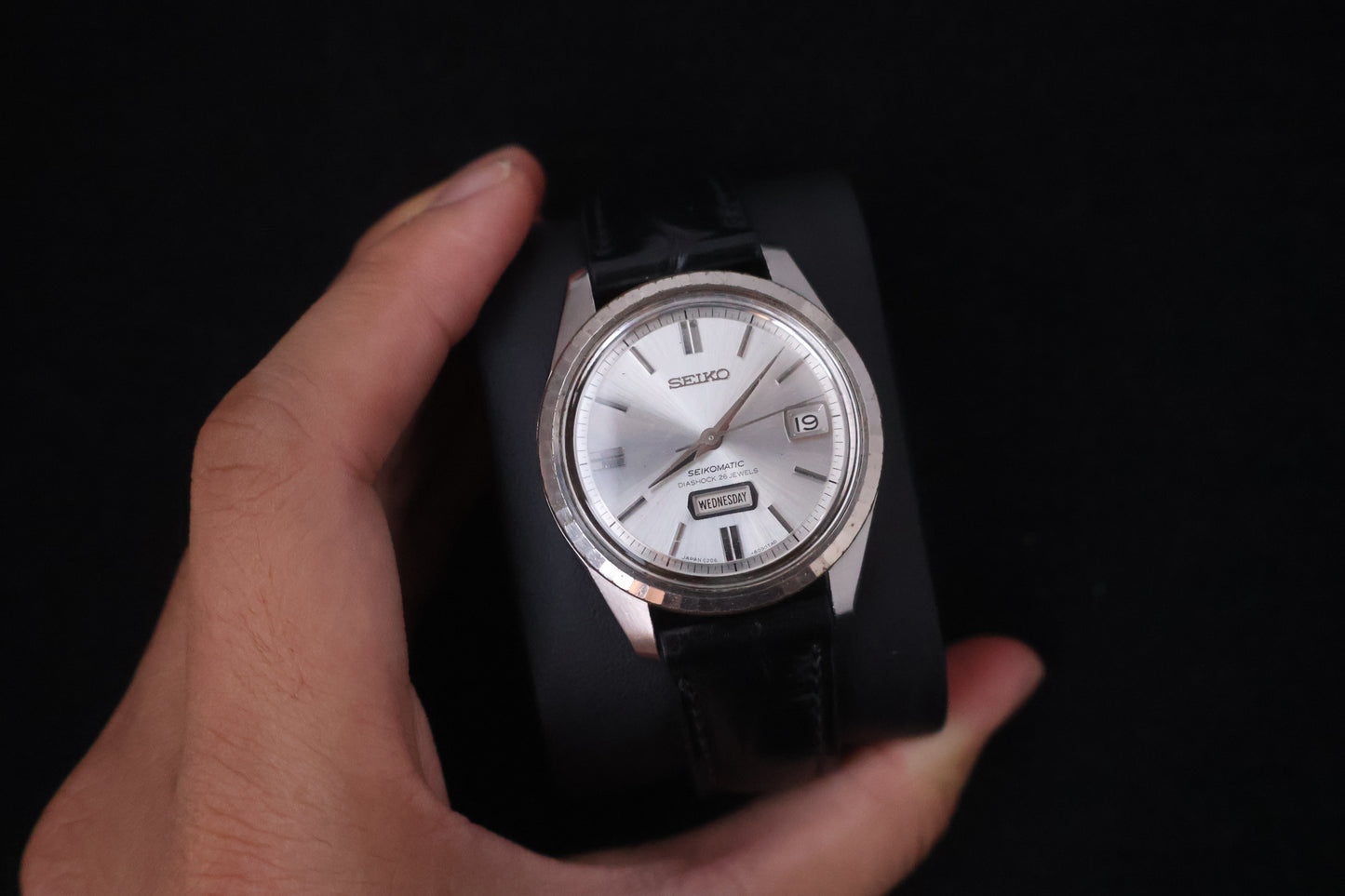 (SERVICED) Rare Vintage 1966 Seiko Seikomatic Weekdater 26 Jewels 6206-8100