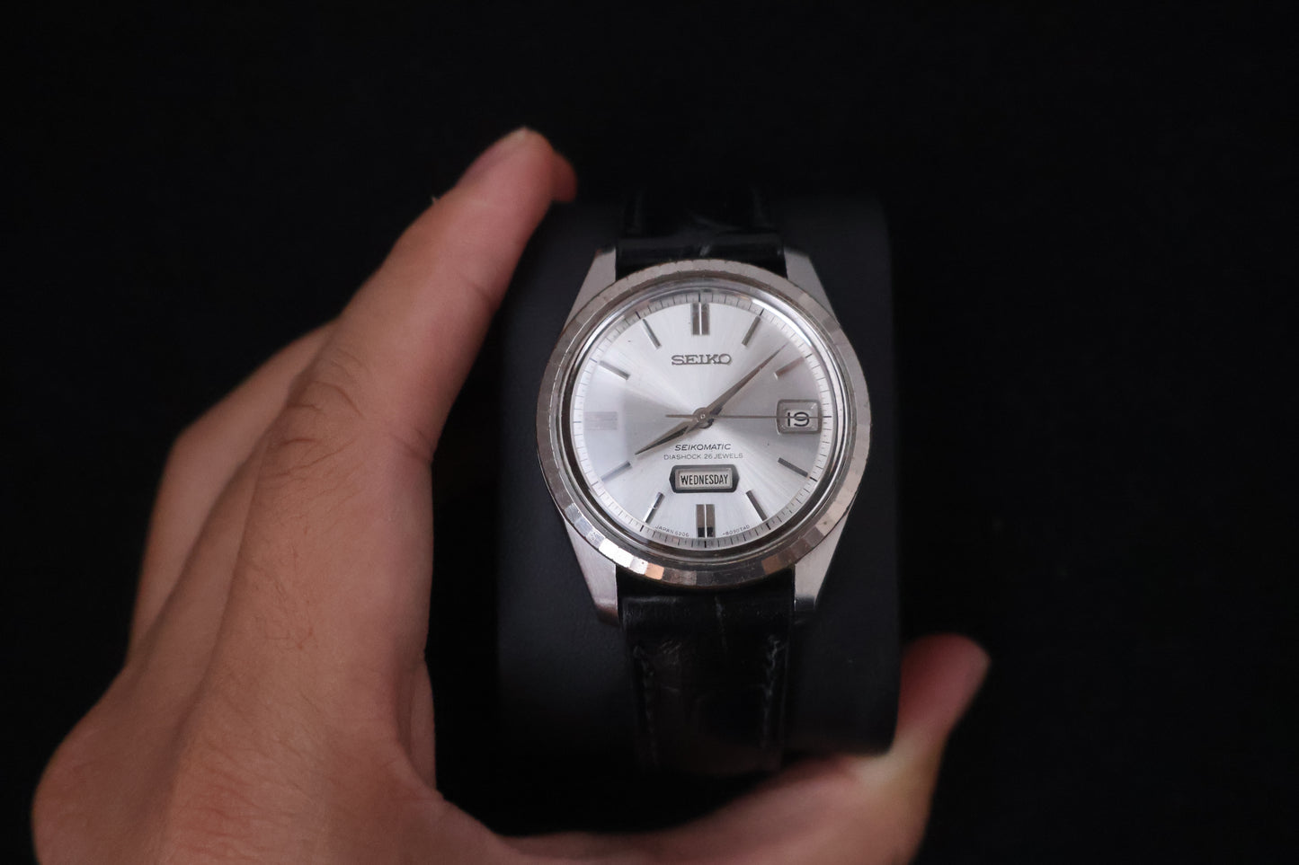 (SERVICED) Rare Vintage 1966 Seiko Seikomatic Weekdater 26 Jewels 6206-8100
