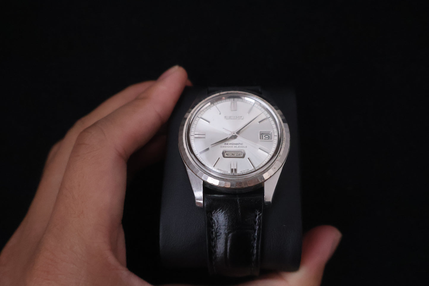 (SERVICED) Rare Vintage 1966 Seiko Seikomatic Weekdater 26 Jewels 6206-8100
