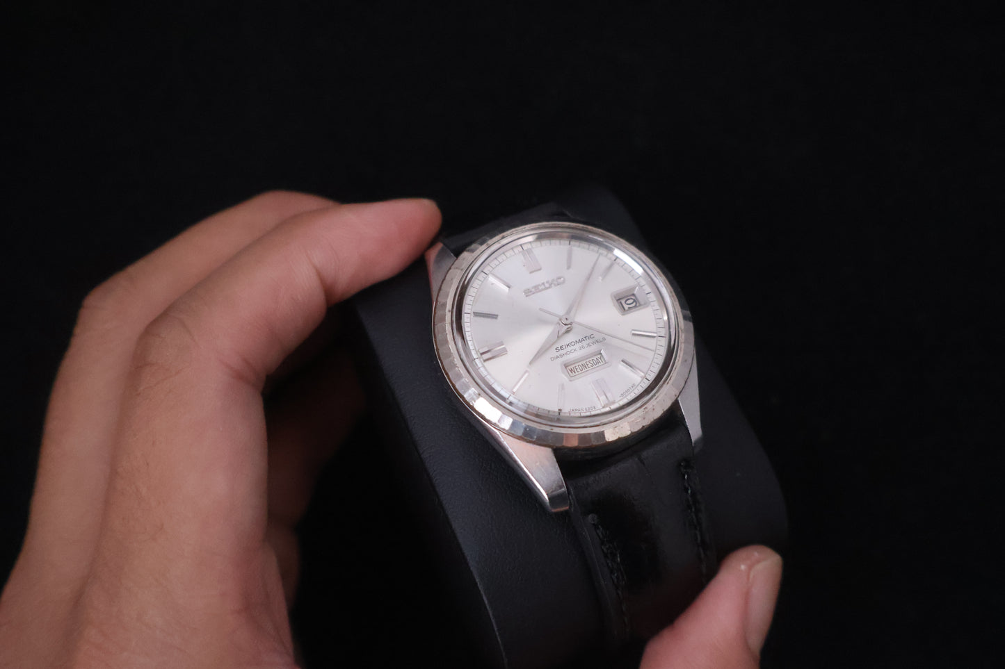 (SERVICED) Rare Vintage 1966 Seiko Seikomatic Weekdater 26 Jewels 6206-8100