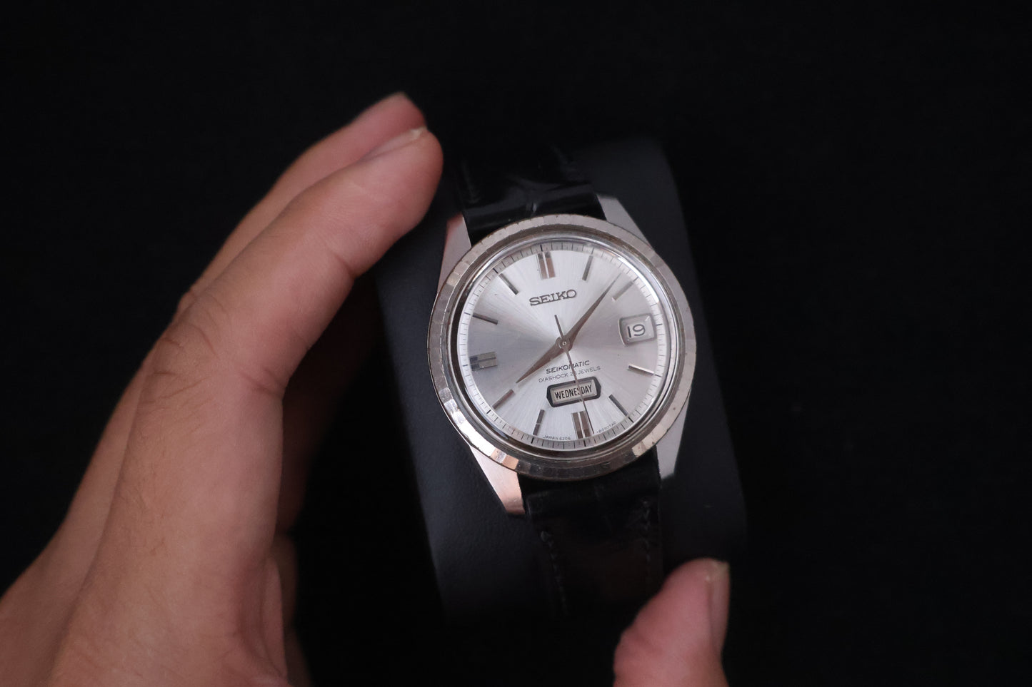 (SERVICED) Rare Vintage 1966 Seiko Seikomatic Weekdater 26 Jewels 6206-8100