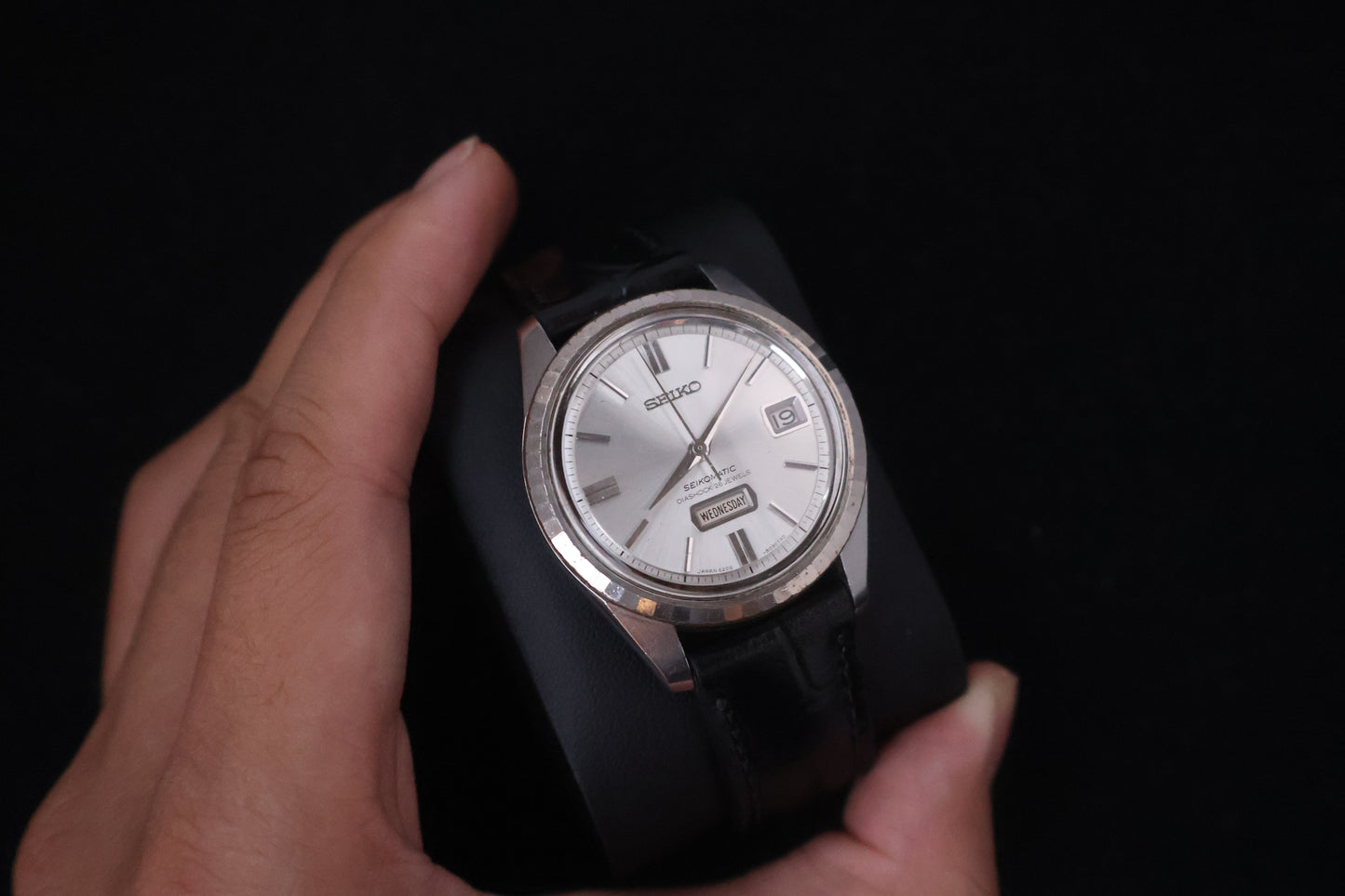 (SERVICED) Rare Vintage 1966 Seiko Seikomatic Weekdater 26 Jewels 6206-8100