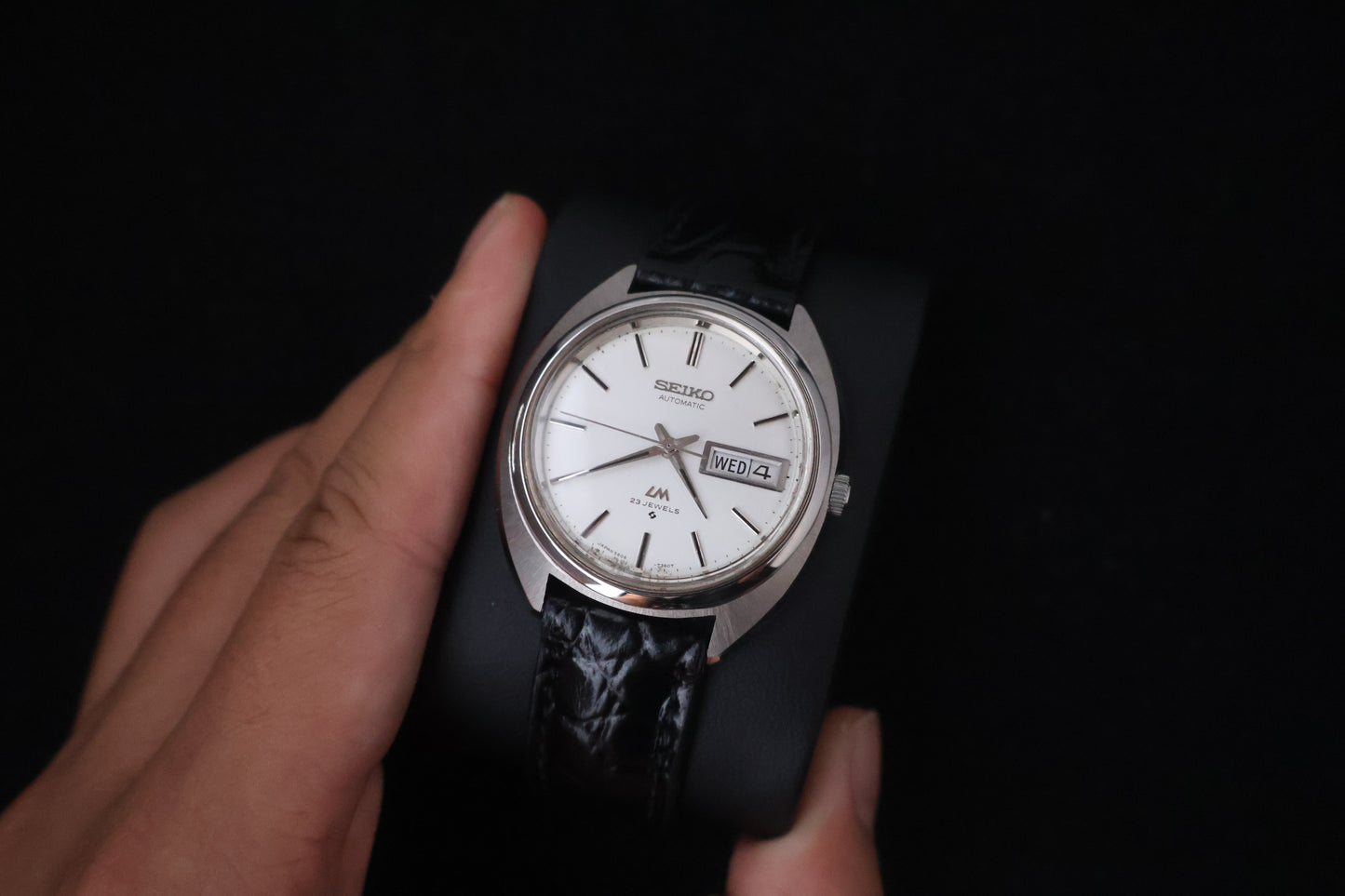 (SERVICED) Rare Vintage 1970 Seiko Lord Matic LM 23 Jewels 5606-7150