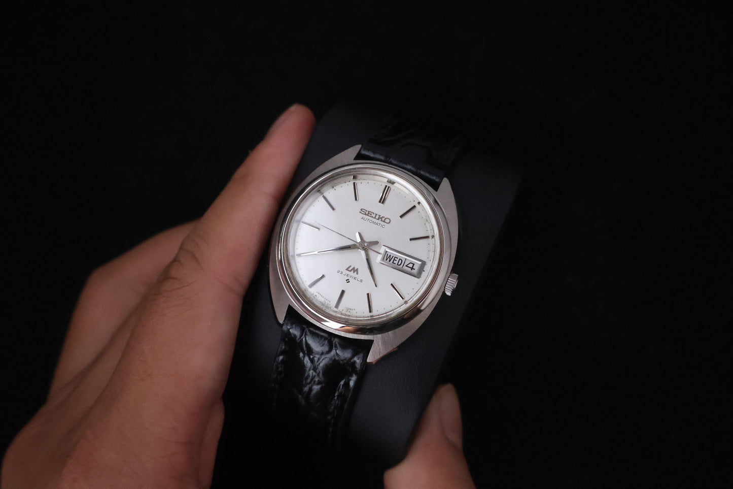 (SERVICED) Rare Vintage 1970 Seiko Lord Matic LM 23 Jewels 5606-7150