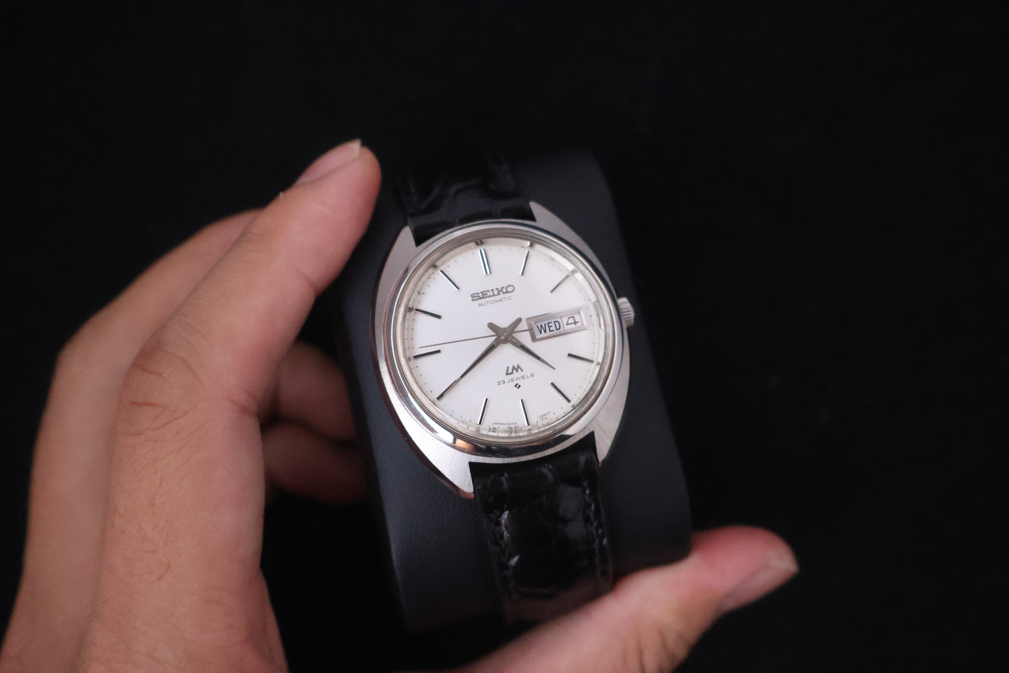 (SERVICED) Rare Vintage 1970 Seiko Lord Matic LM 23 Jewels 5606-7150