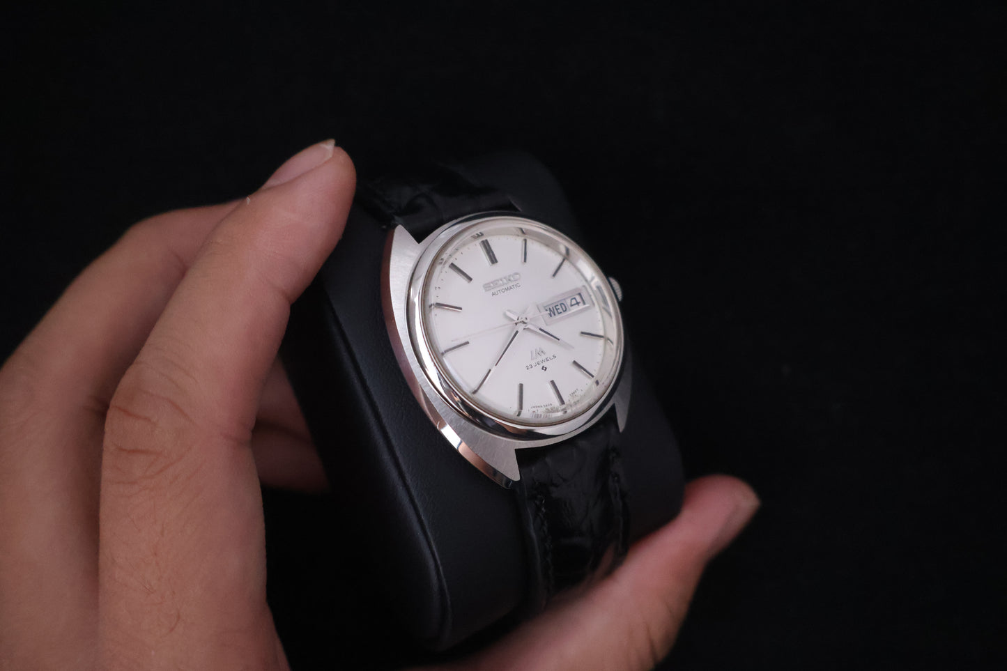 (SERVICED) Rare Vintage 1970 Seiko Lord Matic LM 23 Jewels 5606-7150