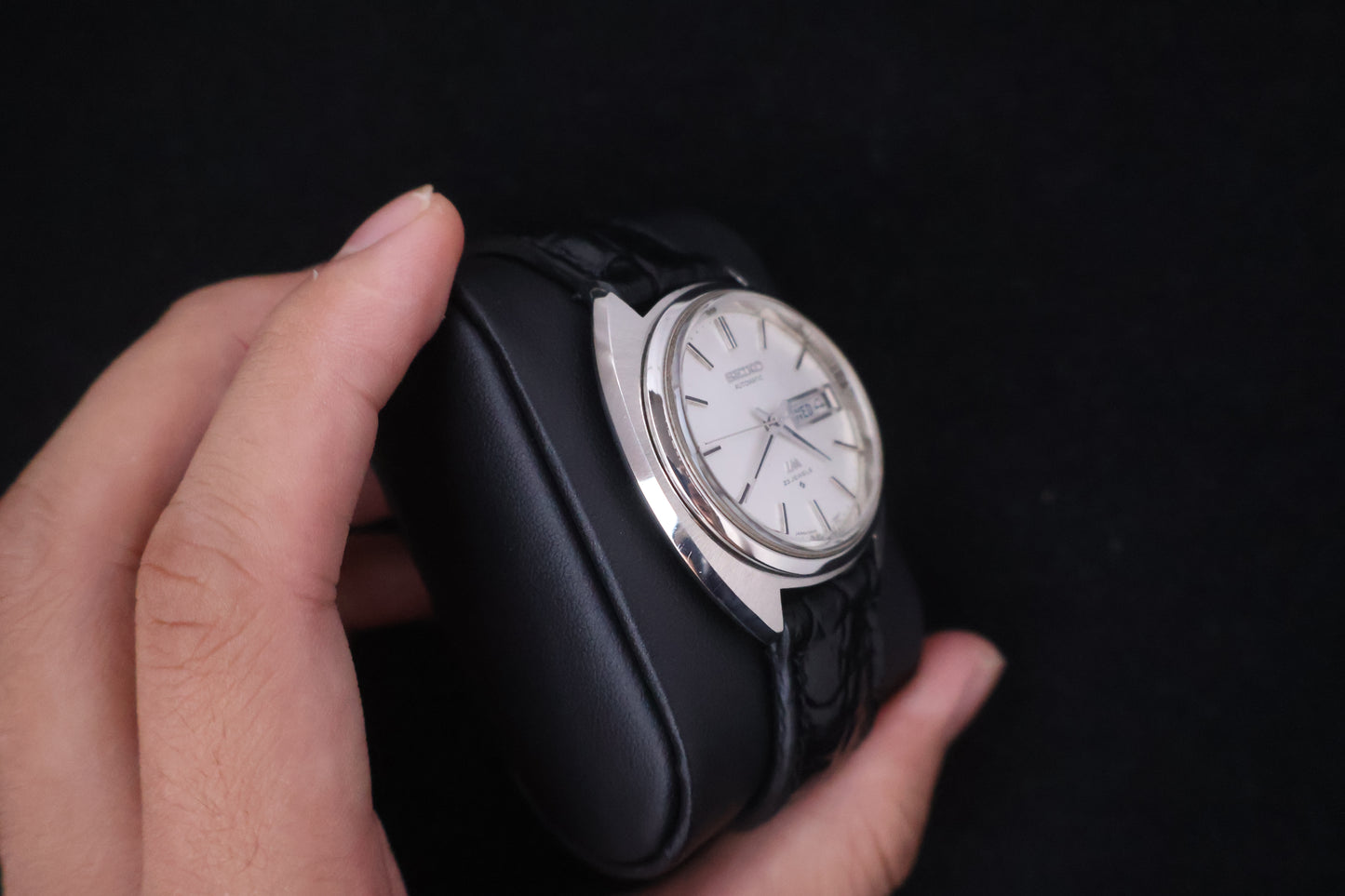(SERVICED) Rare Vintage 1970 Seiko Lord Matic LM 23 Jewels 5606-7150
