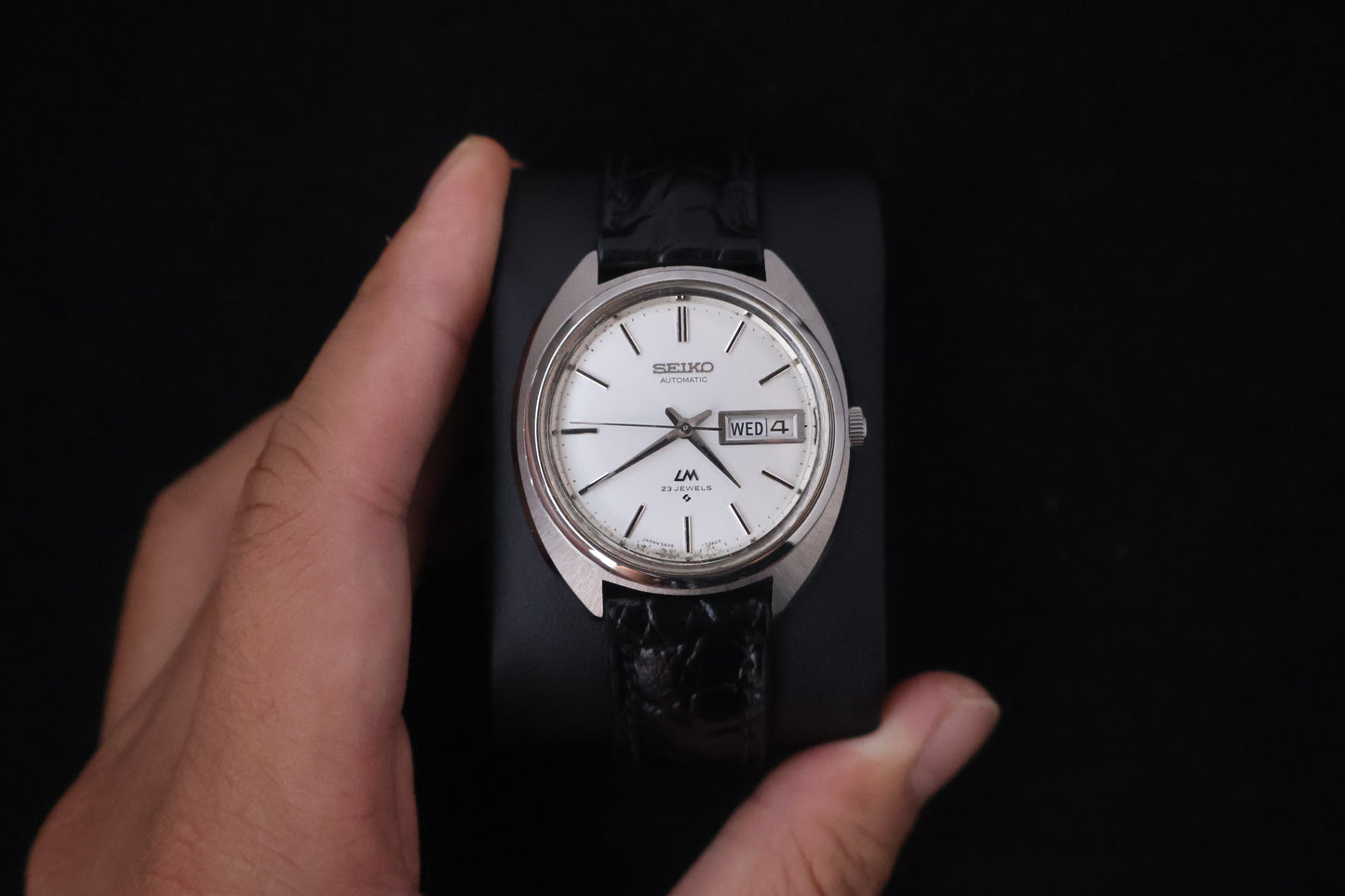 (SERVICED) Rare Vintage 1970 Seiko Lord Matic LM 23 Jewels 5606-7150