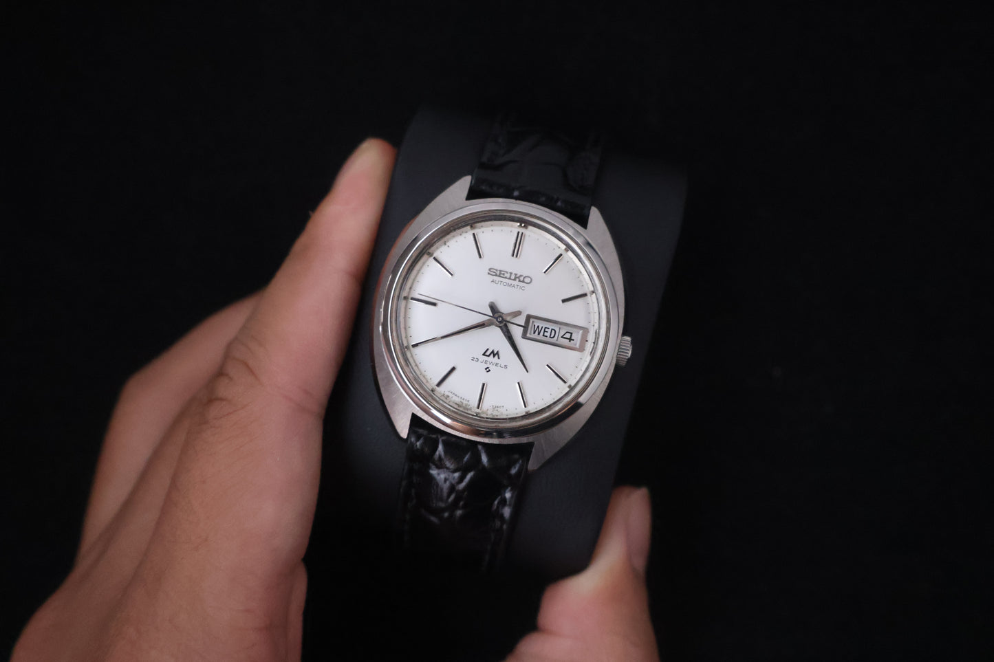 (SERVICED) Rare Vintage 1970 Seiko Lord Matic LM 23 Jewels 5606-7150