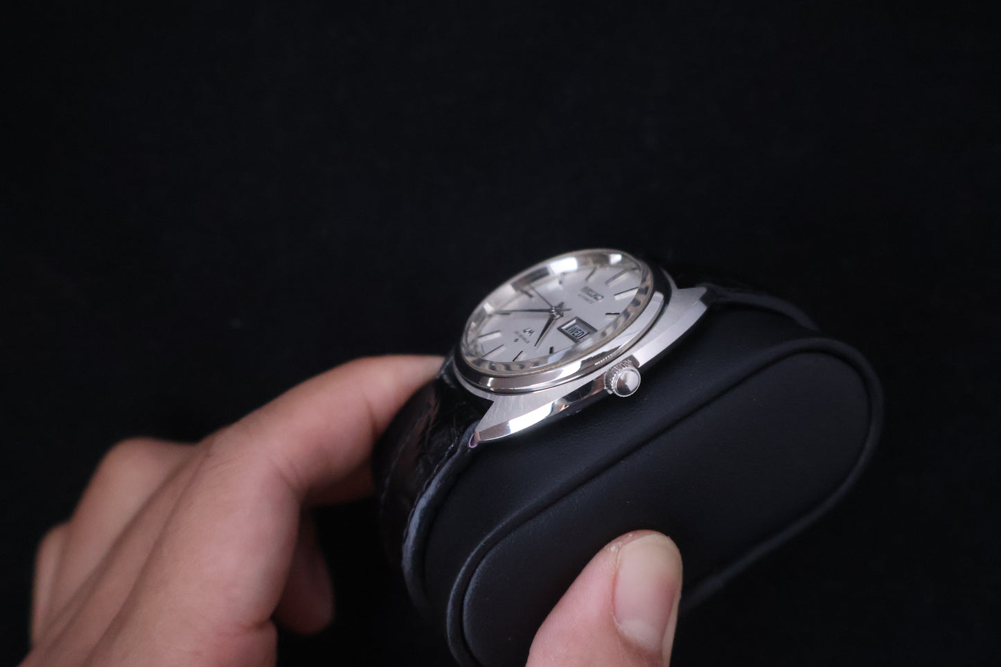 (SERVICED) Rare Vintage 1970 Seiko Lord Matic LM 23 Jewels 5606-7150
