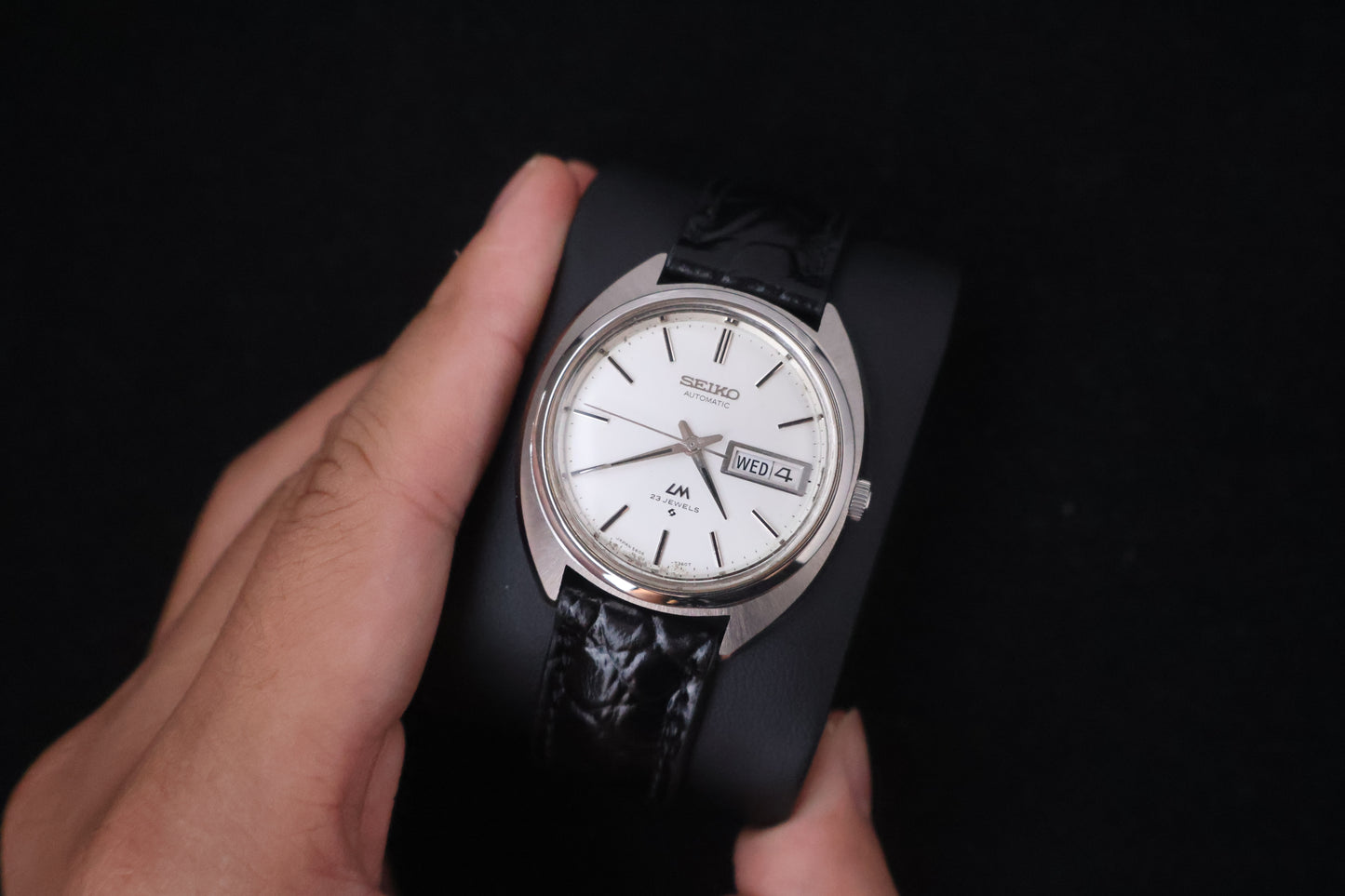 (SERVICED) Rare Vintage 1970 Seiko Lord Matic LM 23 Jewels 5606-7150