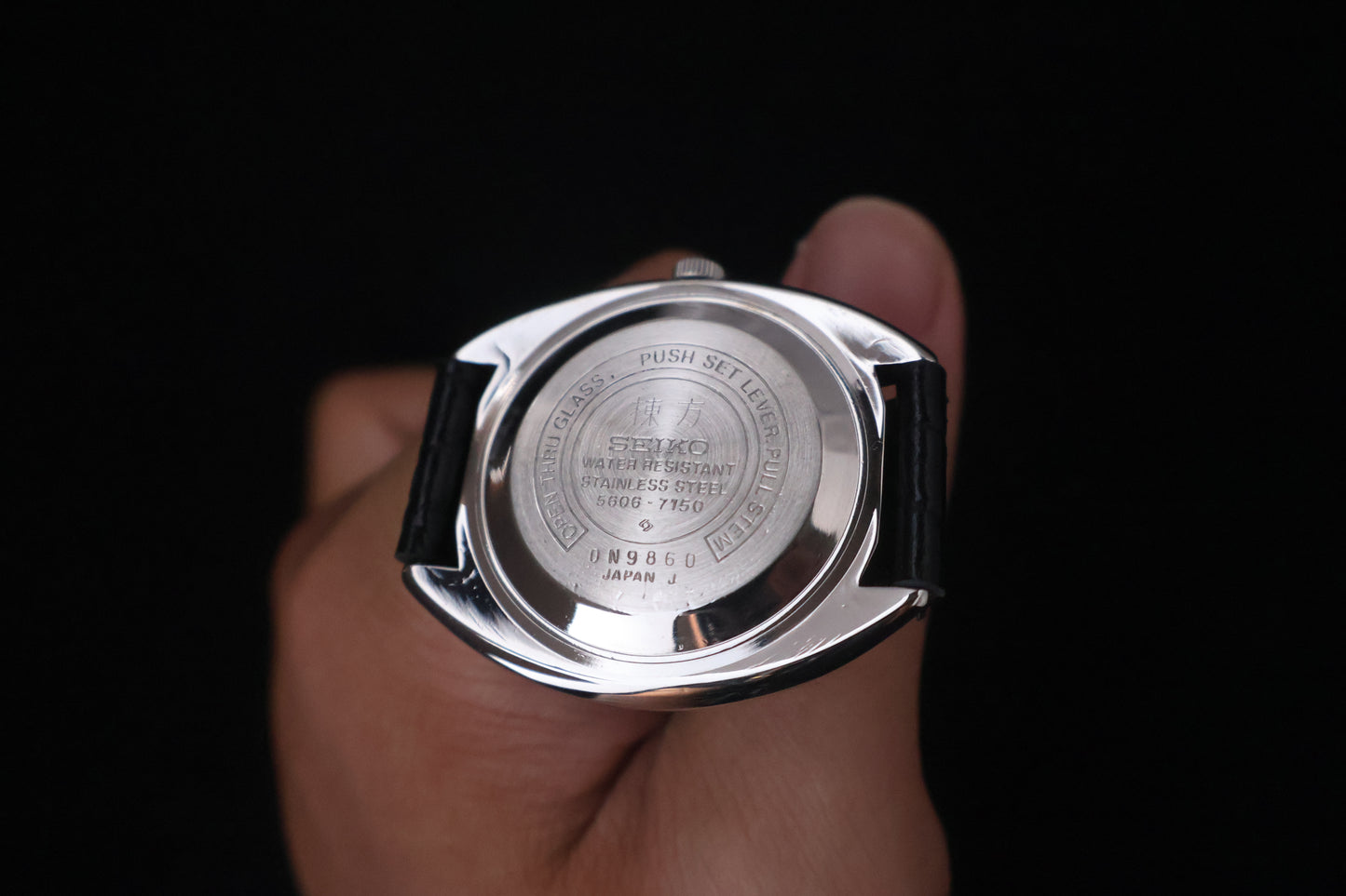 (SERVICED) Rare Vintage 1970 Seiko Lord Matic LM 23 Jewels 5606-7150