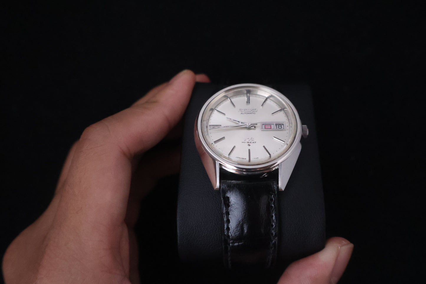 (SERVICED) Rare Vintage 1971 King Seiko KS Hi-Beat Gold Medallion 25 Jewels 5626-7110