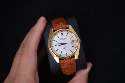 (SERVICED) Rare Vintage 1970s King Seiko KS Hi-Beat Medallion SGP 5625-7000