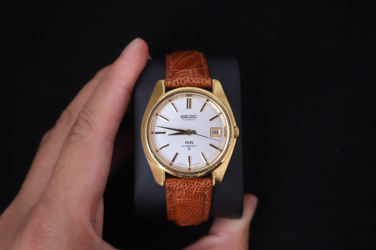 (SERVICED) Rare Vintage 1970s King Seiko KS Hi-Beat Medallion SGP 5625-7000