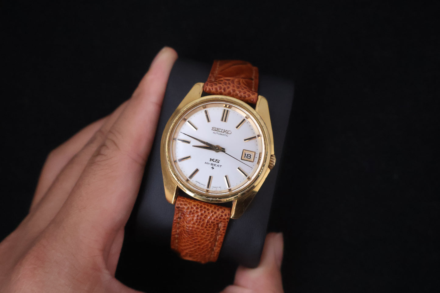 (SERVICED) Rare Vintage 1970s King Seiko KS Hi-Beat Medallion SGP 5625-7000