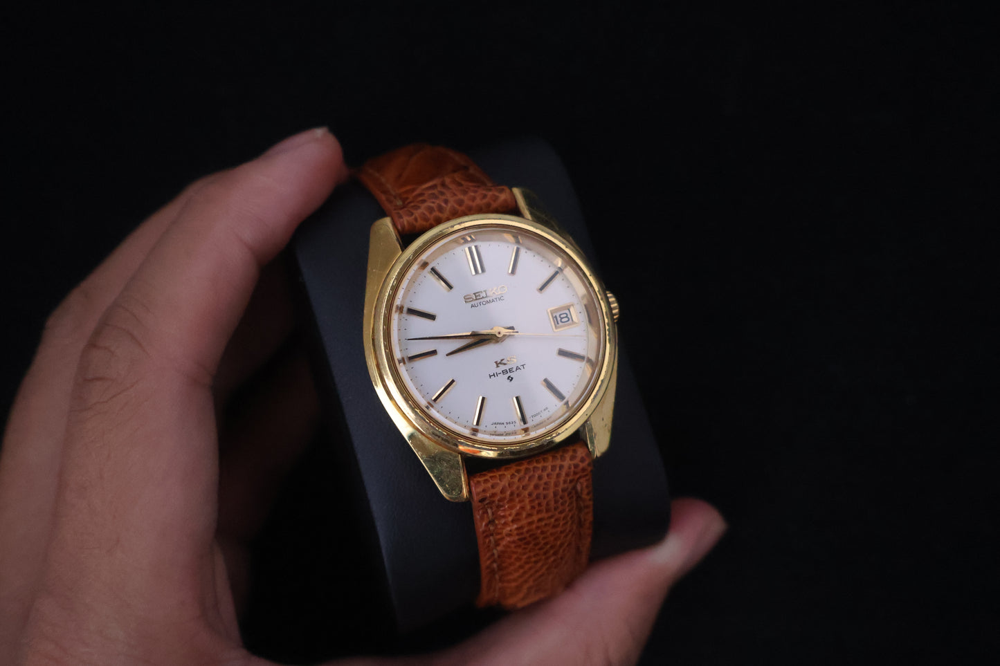 (SERVICED) Rare Vintage 1970s King Seiko KS Hi-Beat Medallion SGP 5625-7000
