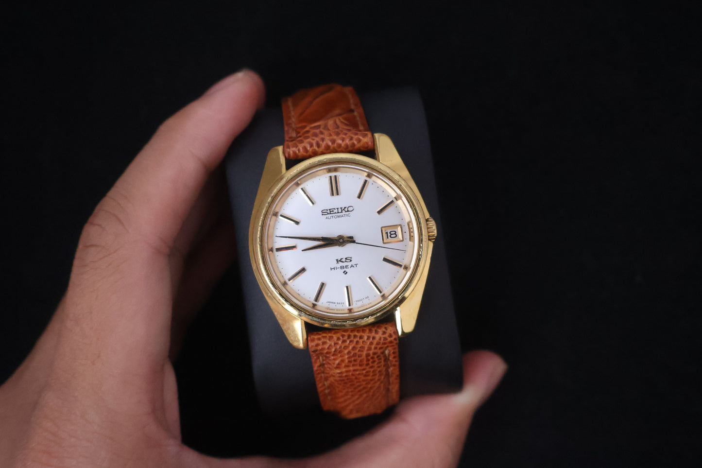 (SERVICED) Rare Vintage 1970s King Seiko KS Hi-Beat Medallion SGP 5625-7000