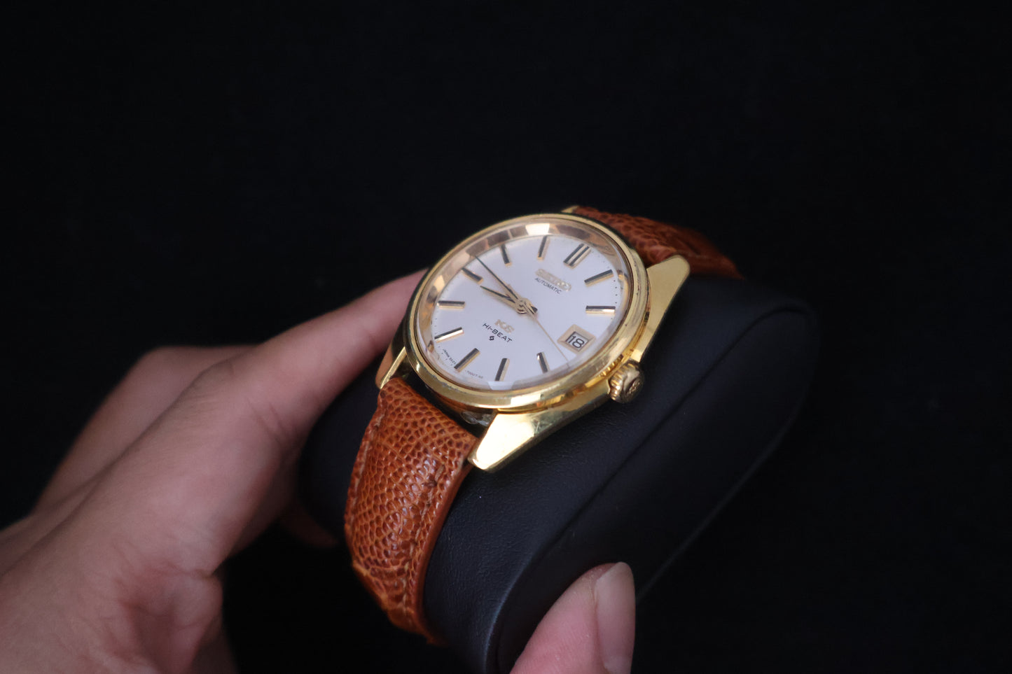 (SERVICED) Rare Vintage 1970s King Seiko KS Hi-Beat Medallion SGP 5625-7000