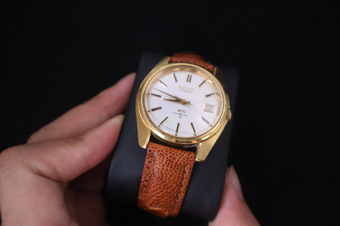 (SERVICED) Rare Vintage 1970s King Seiko KS Hi-Beat Medallion SGP 5625-7000