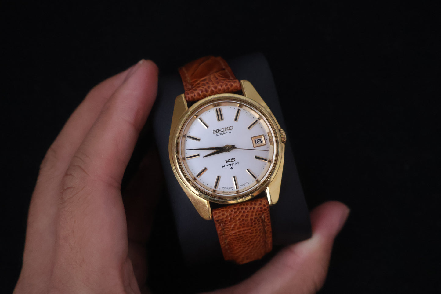 (SERVICED) Rare Vintage 1970s King Seiko KS Hi-Beat Medallion SGP 5625-7000
