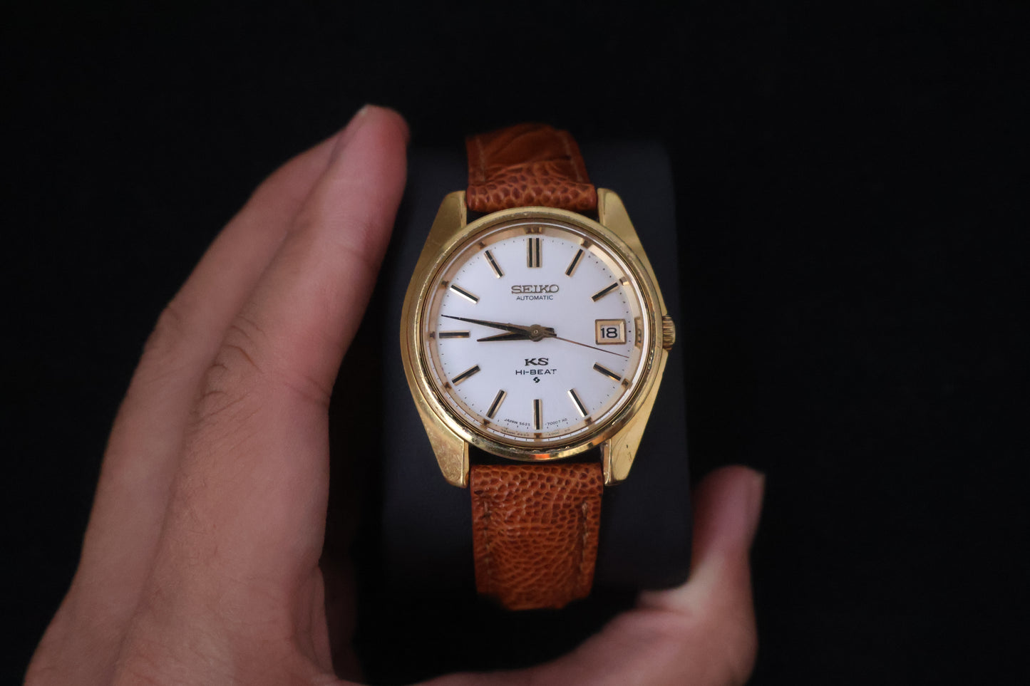 (SERVICED) Rare Vintage 1970s King Seiko KS Hi-Beat Medallion SGP 5625-7000