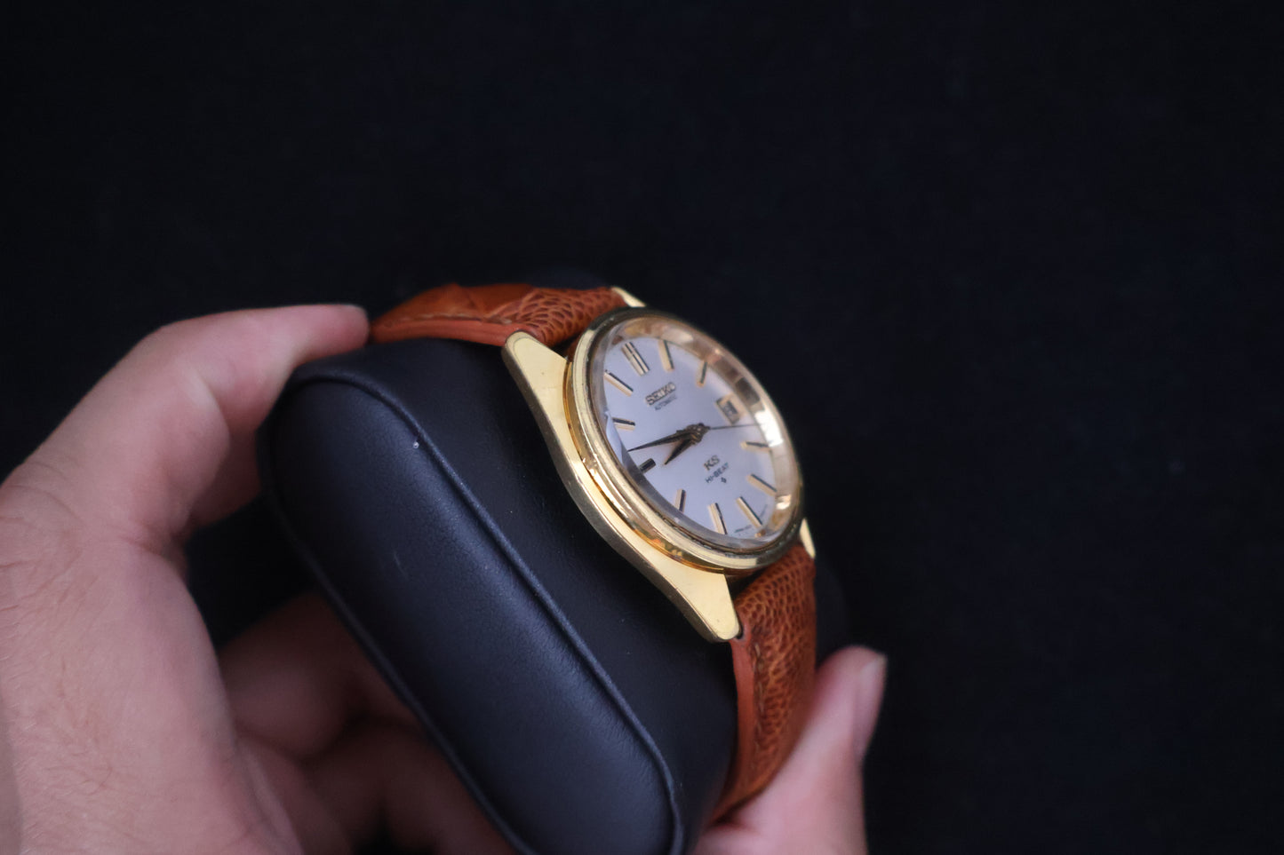 (SERVICED) Rare Vintage 1970s King Seiko KS Hi-Beat Medallion SGP 5625-7000