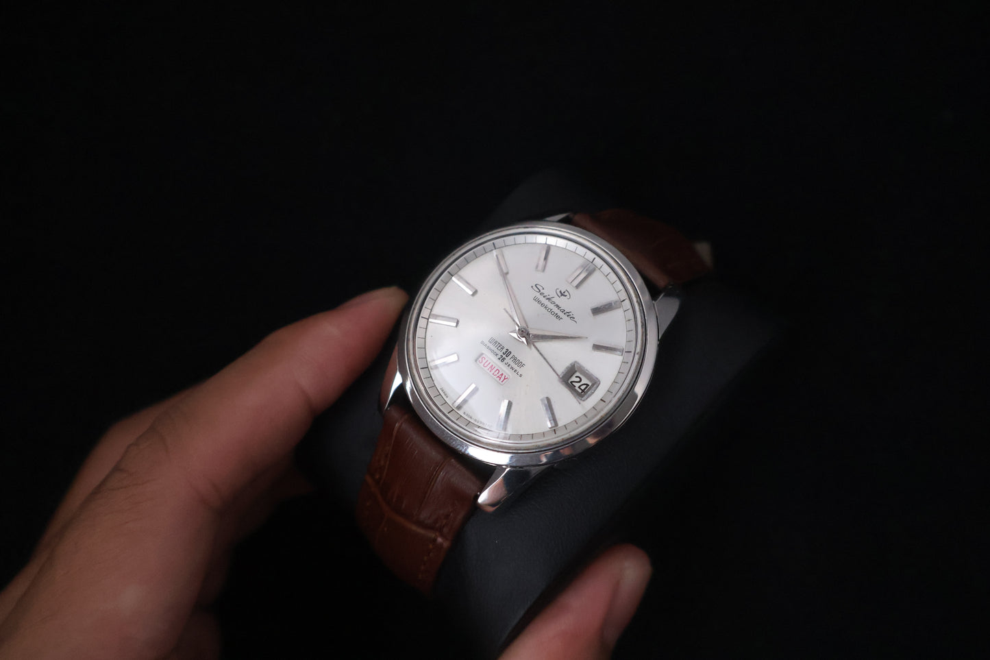(SERVICED) Rare Vintage 1964 Seiko Seikomatic Weekdater 26 Jewels 6206-8990